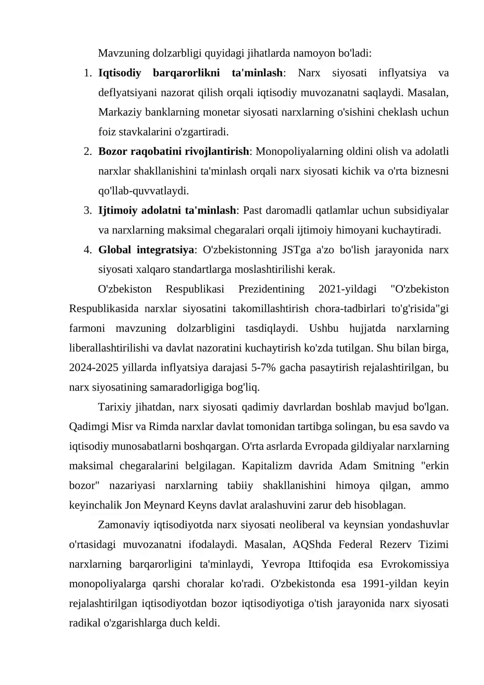 NARX SIYOSATINING NAZARIY ASOSLARI 4