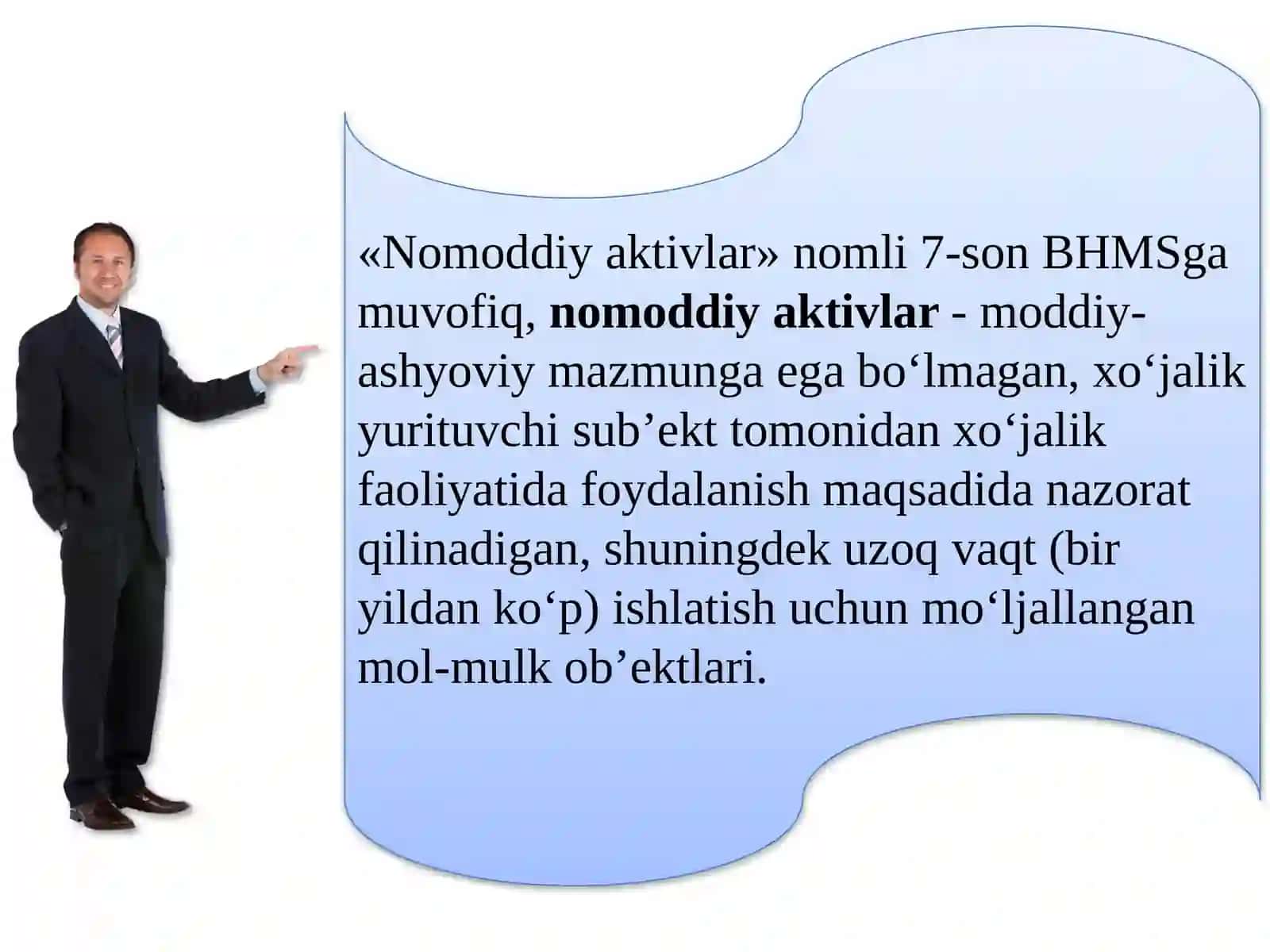 Nomoddiy aktivlar hisobi 4