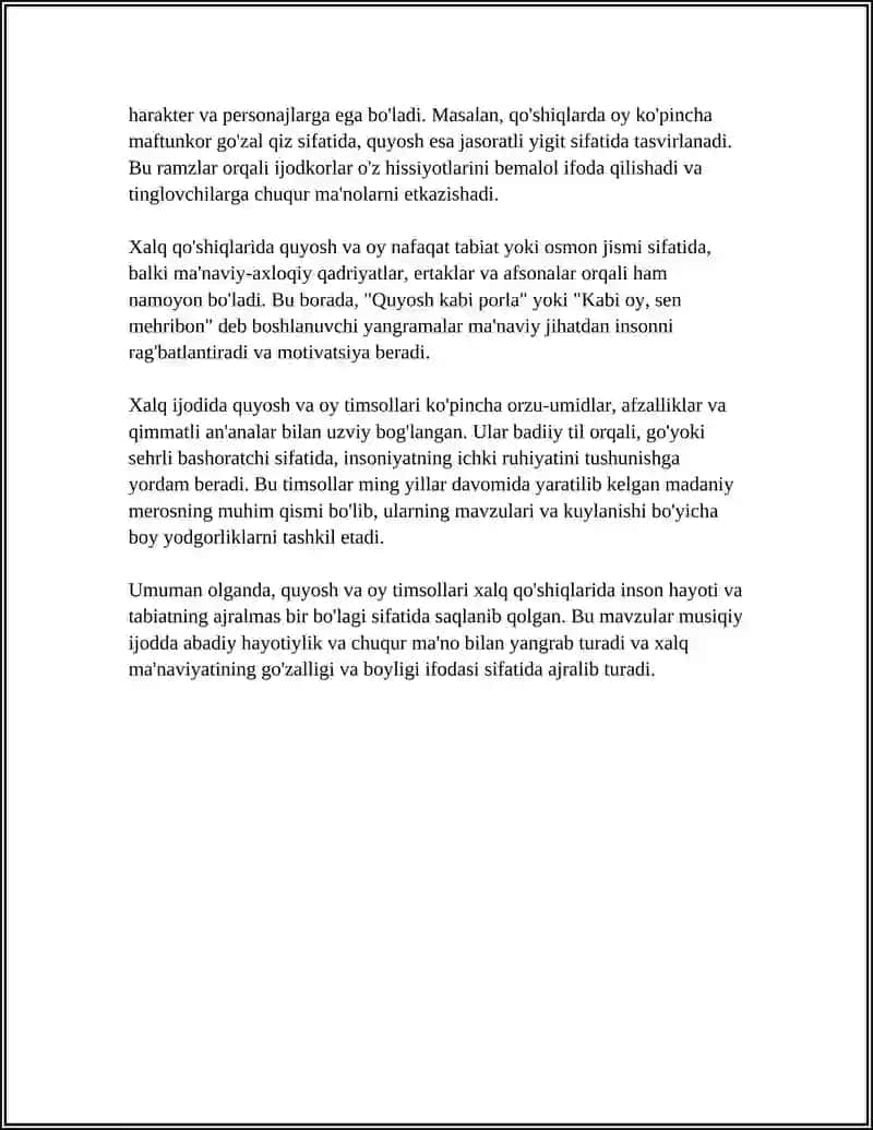 XALQ QUSHIQLARINING TIMSOLLARI 4