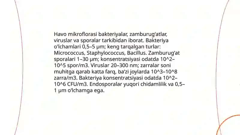 Havo mikroflorasi 4