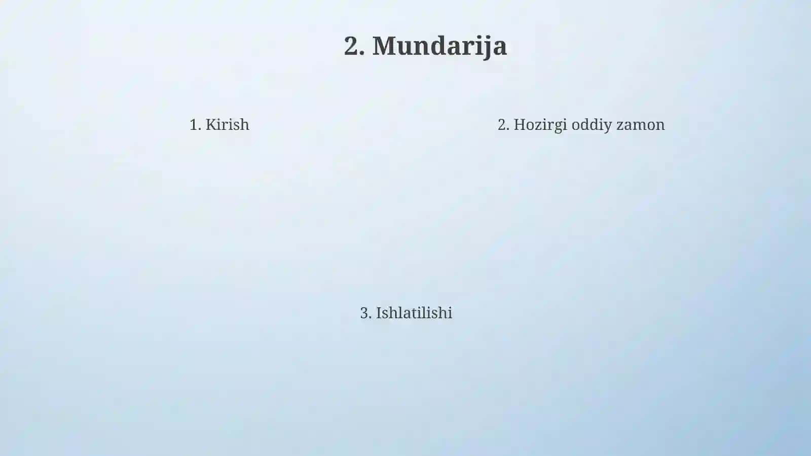 Present simple 4