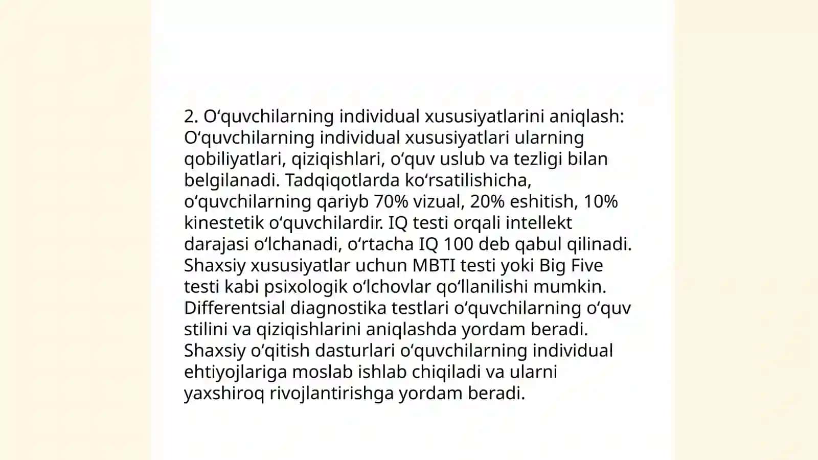 Differentsial taʼlim-nazariyasi va amaliyoti 4