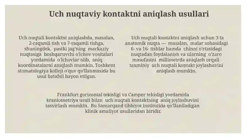 Uch Nuqta Kontaktsiyasi Konsepsiyasi 4