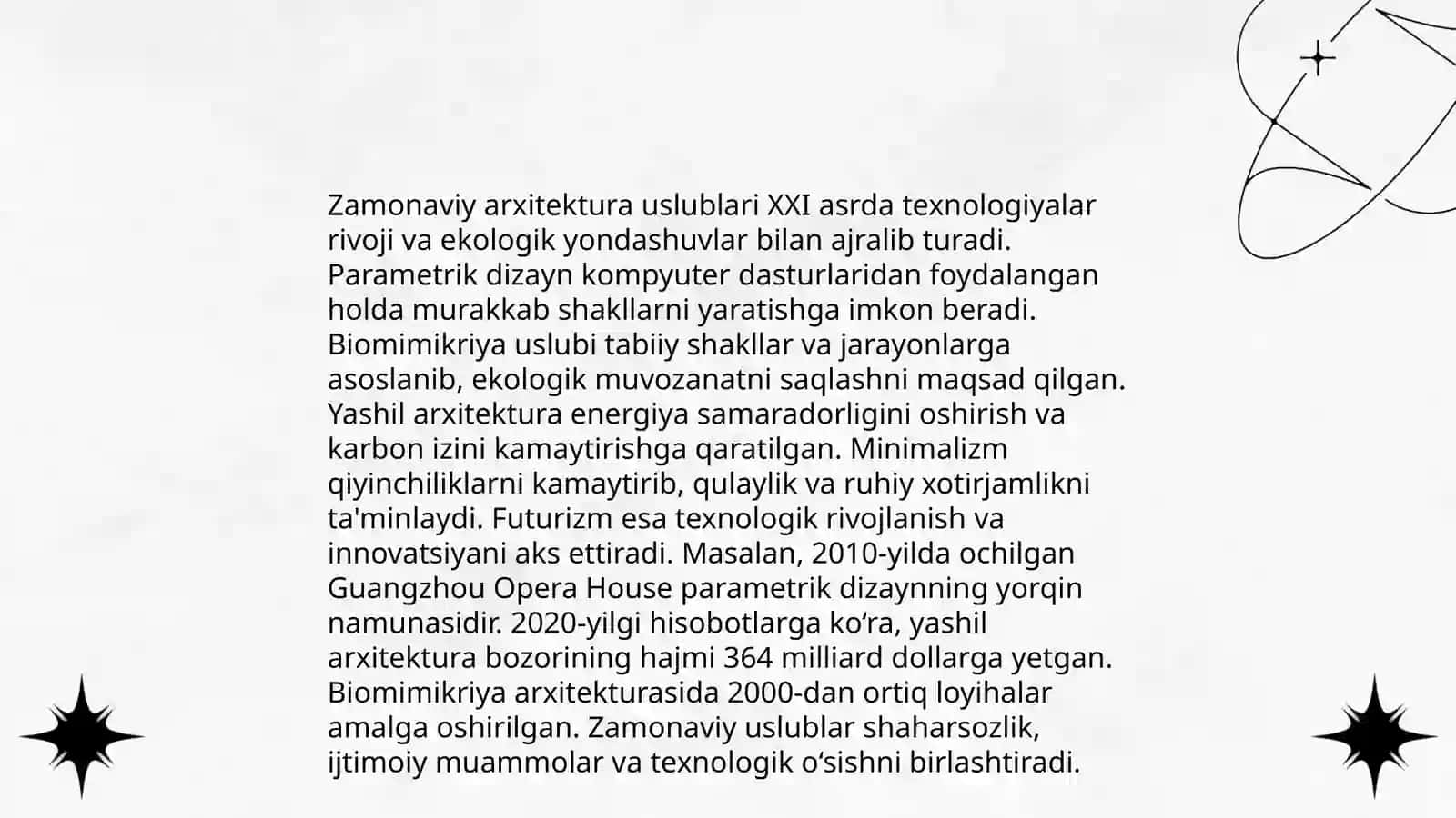 Arxitektura va dizayn saboqlari 4