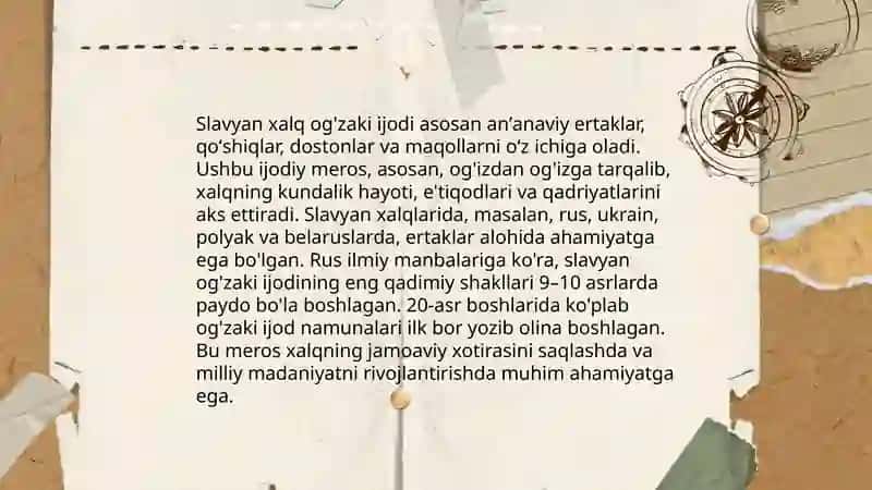 Slavyan xalqari etnologiyasi 4