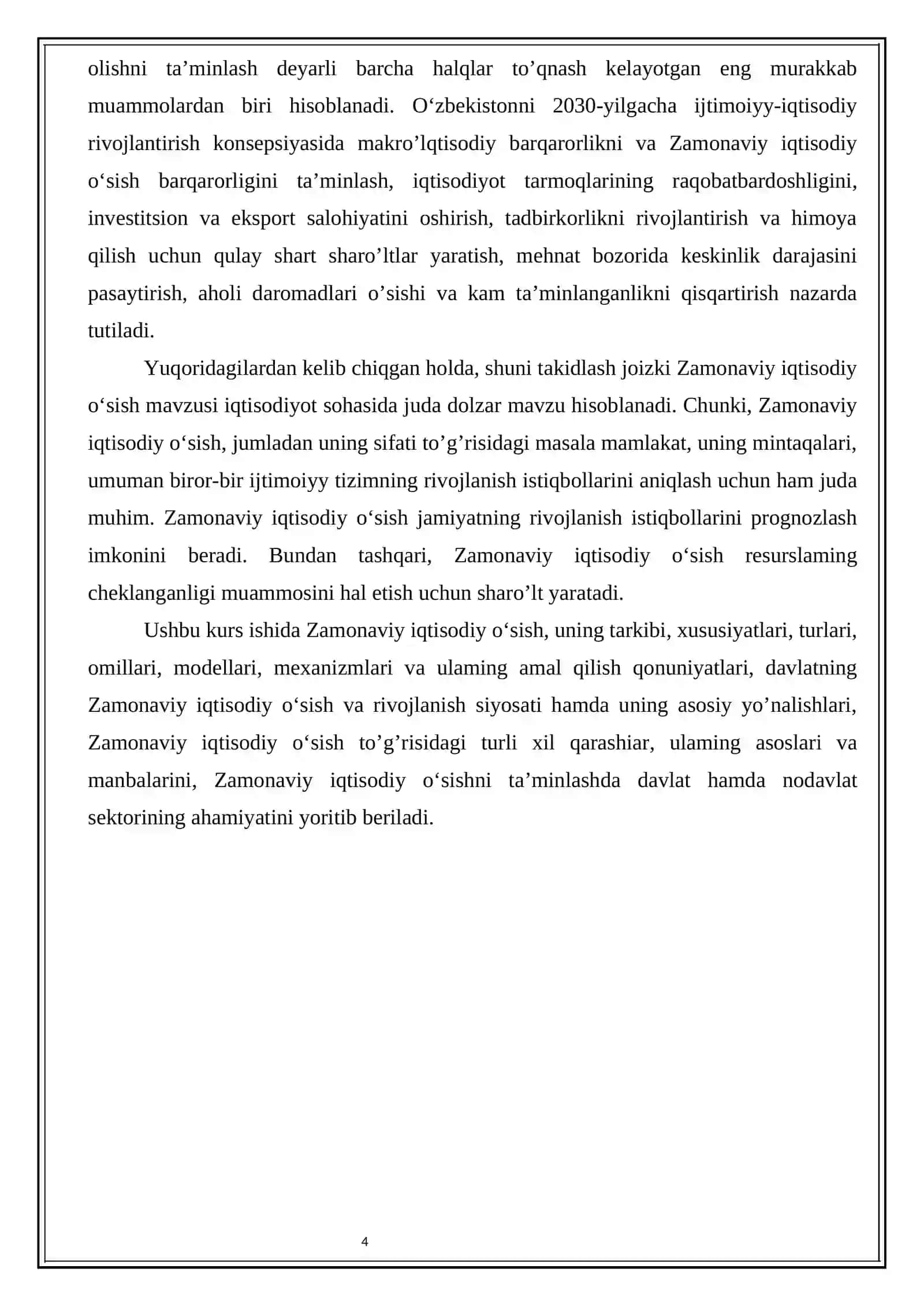 Zamonaviy iqtisodiy o‘sish modellari 4
