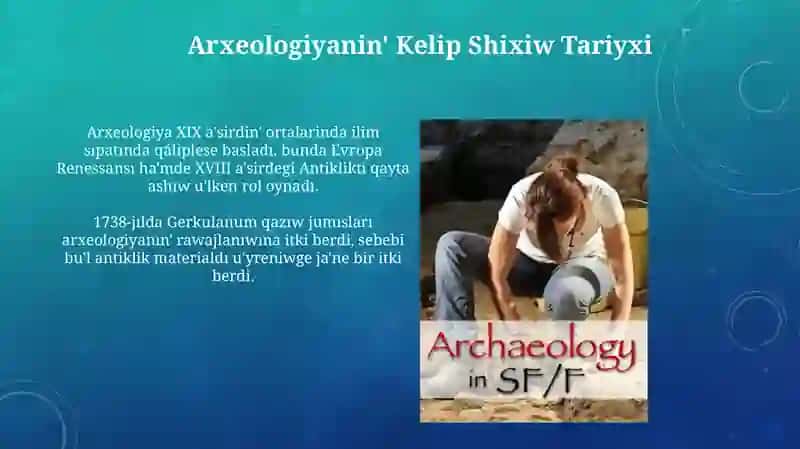 Arxeologiyaga kirisiw 4