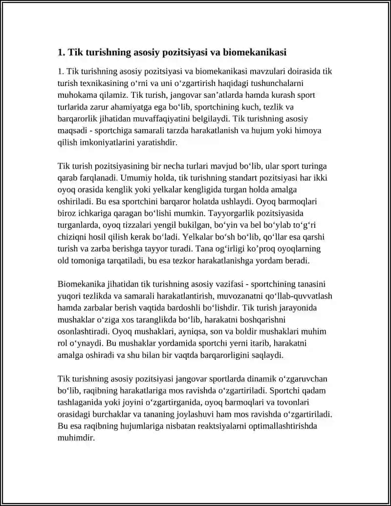 HUJUM TEXNIKASI TIK TURISHLAR VA SILIJIB YURISHLAR 4