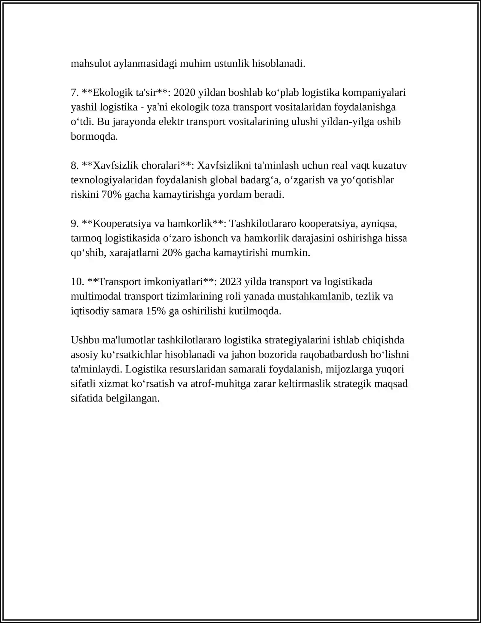 LOGISTIK STRATEGIYA TURLARI 4