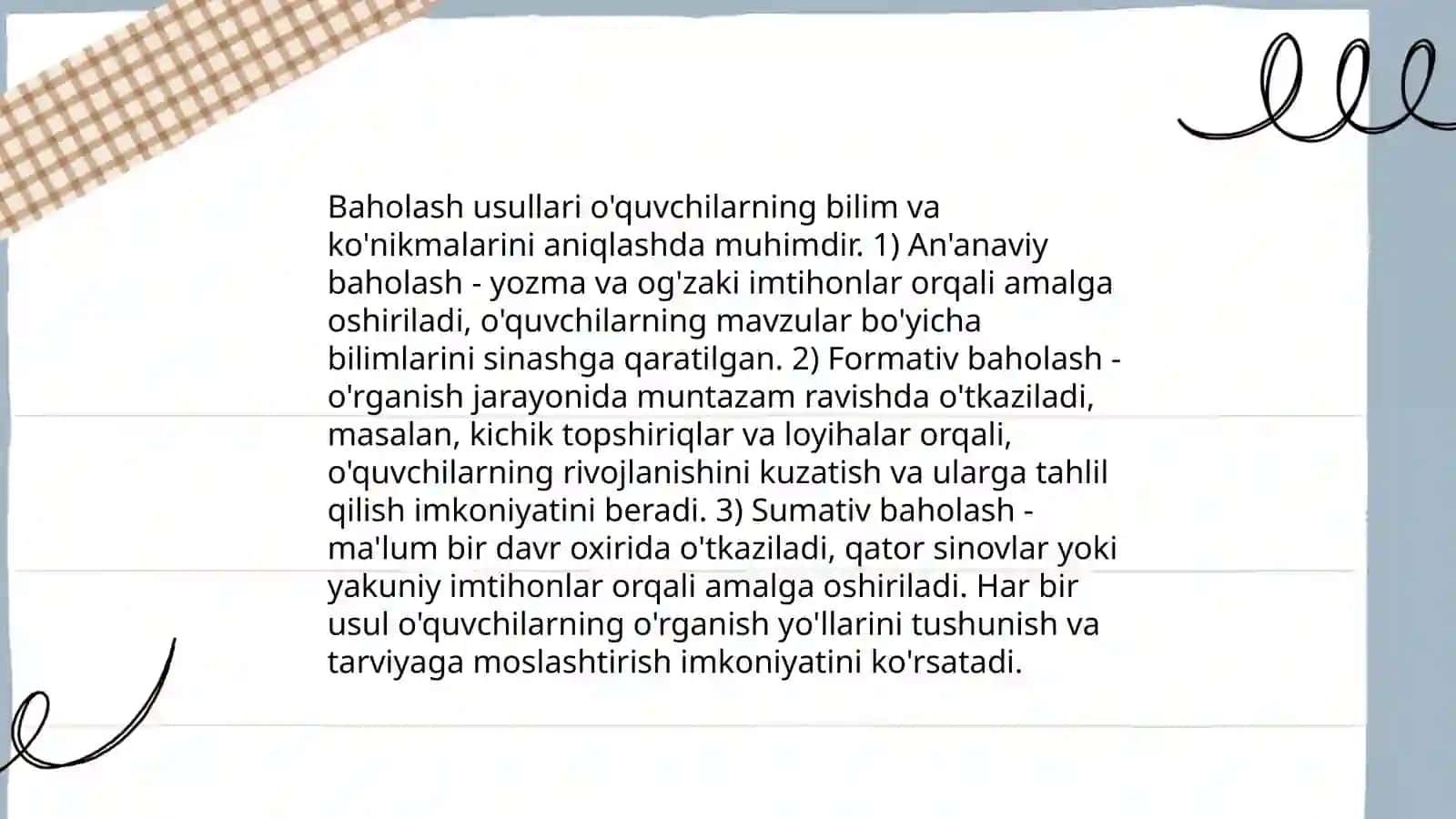 Pedagogik diagnostika 4
