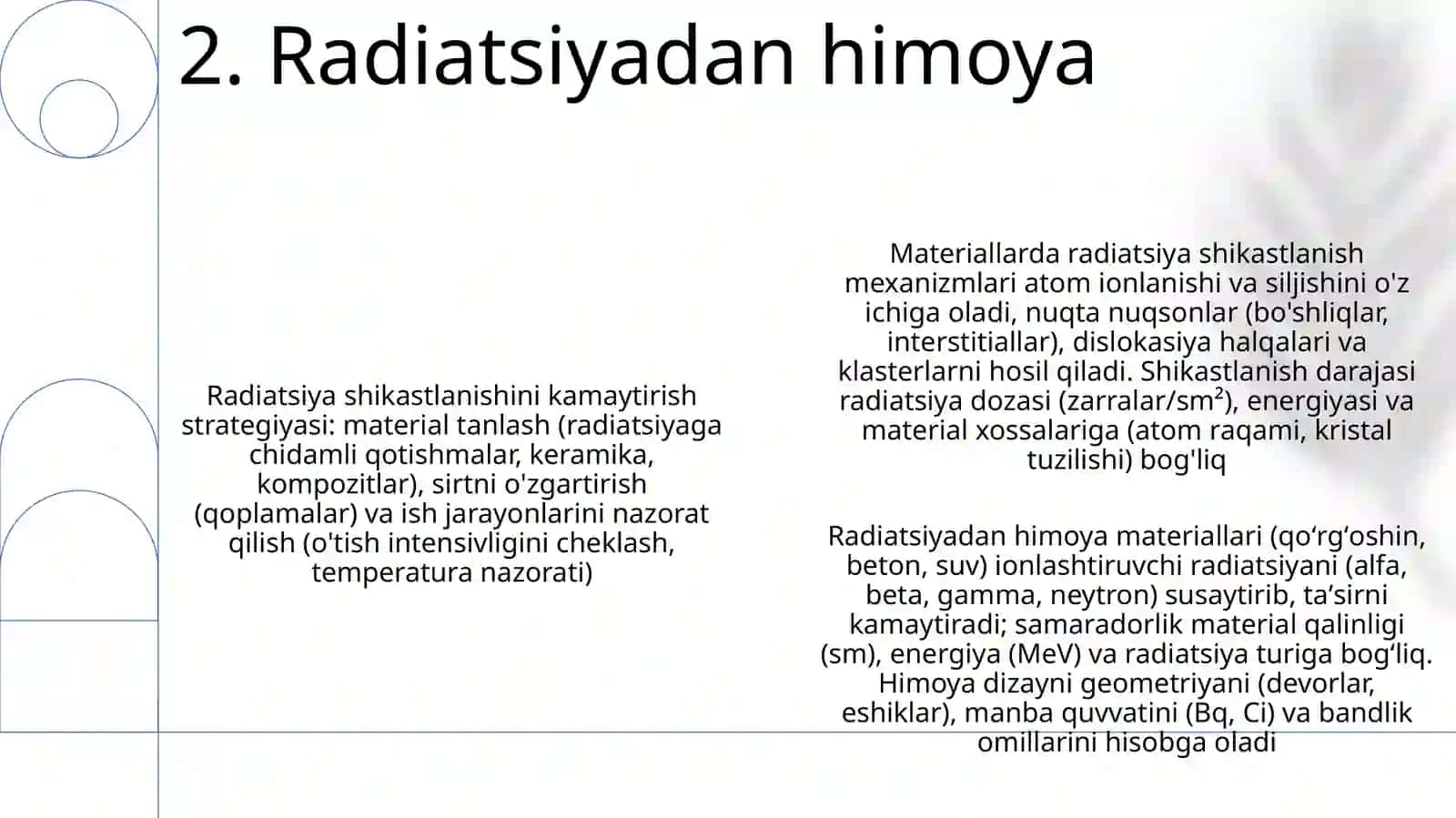 Radiatsion nuqsonlar 4