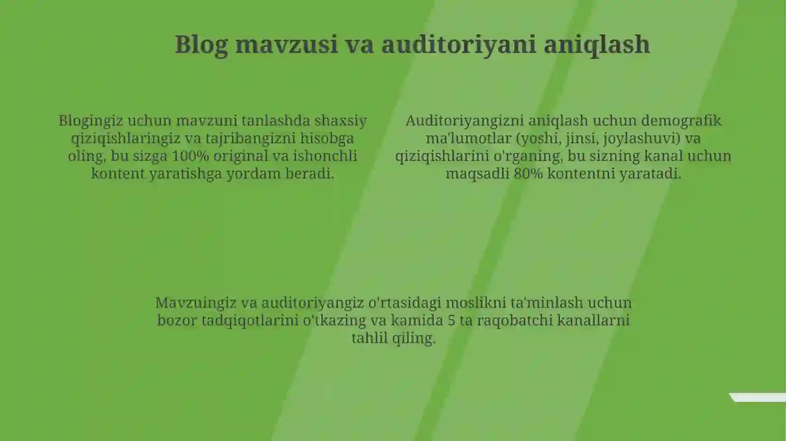 Telegramda blog yuritish 4