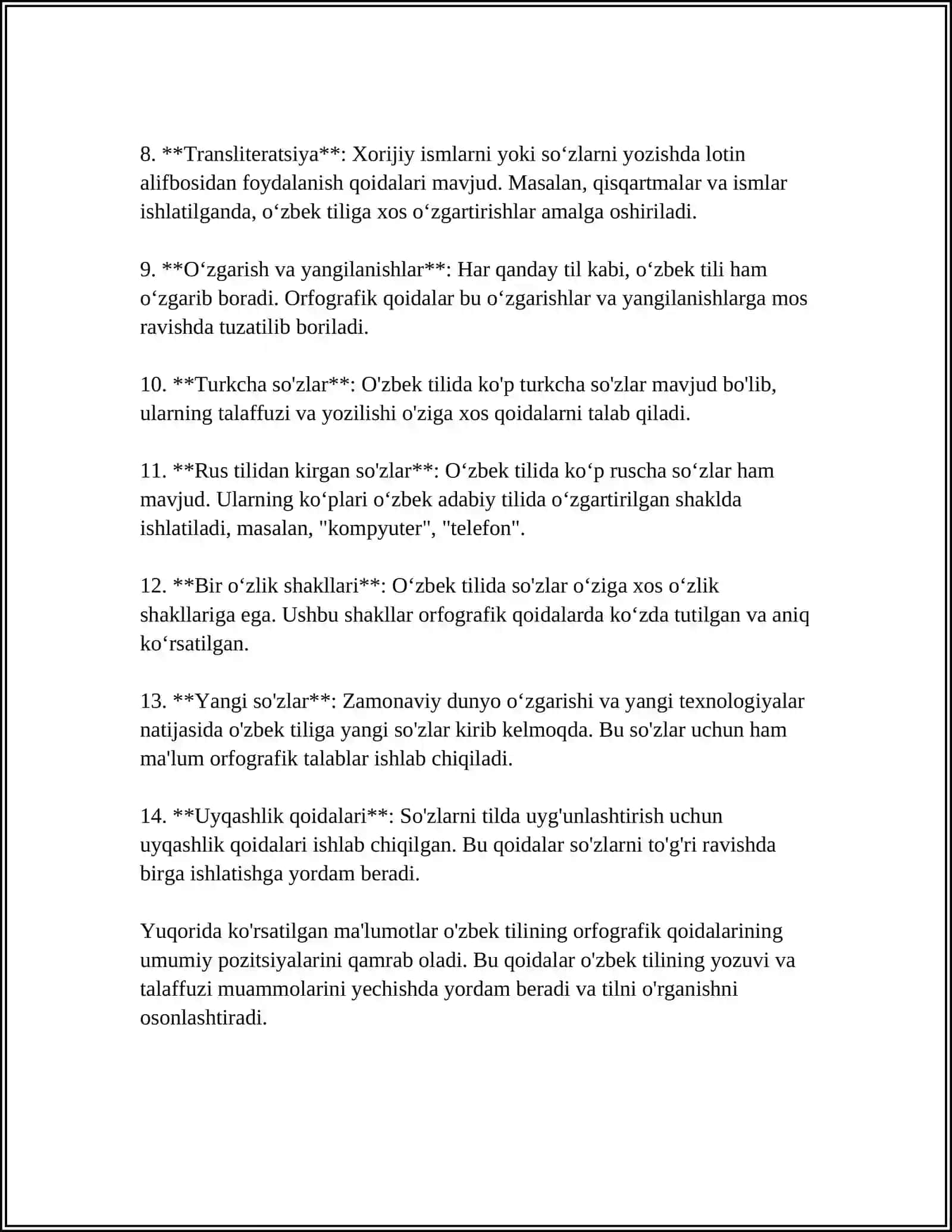 Orfografik qoidalar 4