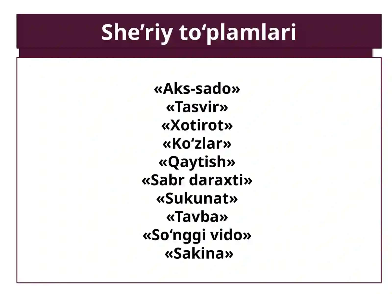 Rauf Parfi Hayotiva Ijodi She’rlari 4