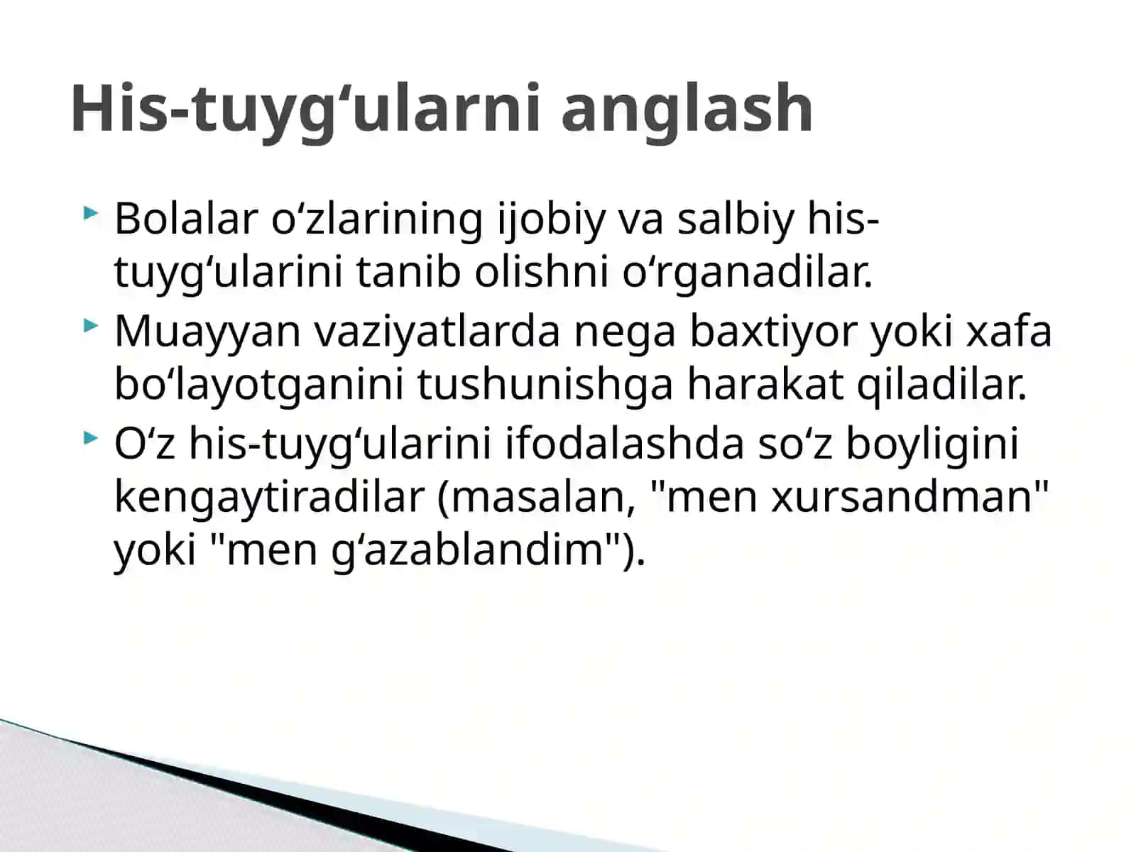 Kichik maktab yoshidagi bolalarning hissiy rivojlanishi 4
