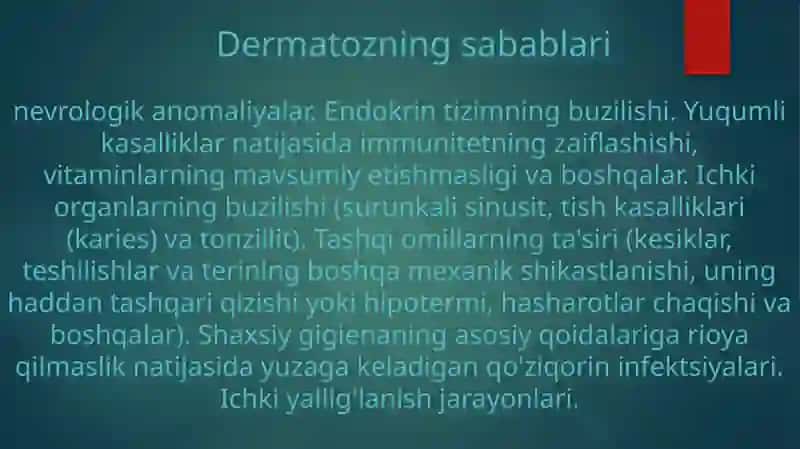 Terining dermatozlari nasliy kasalliklari 4