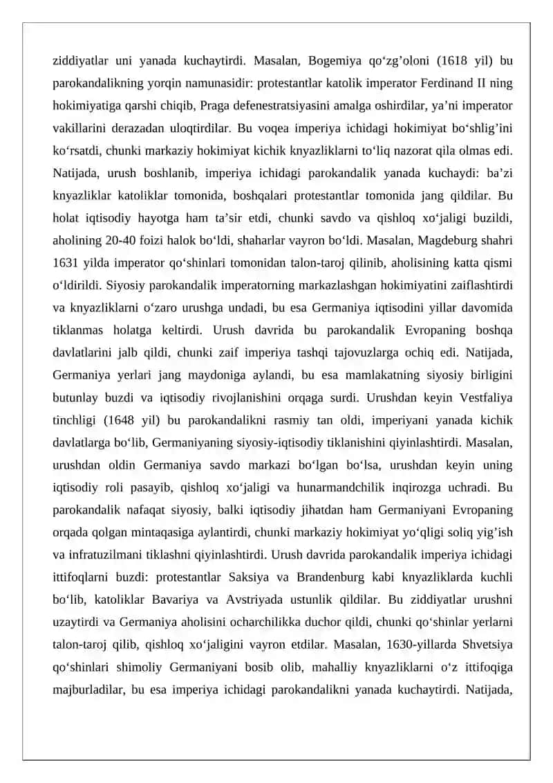 30 yillik urushning Germaniya siyosiy-iqtisodiy hayotiga ta’siri 4