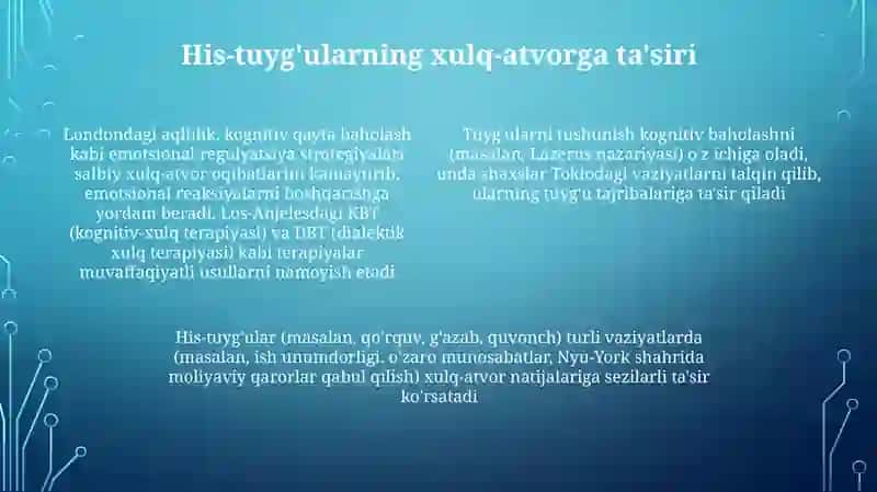Emotsiya haqida tushuncha 4