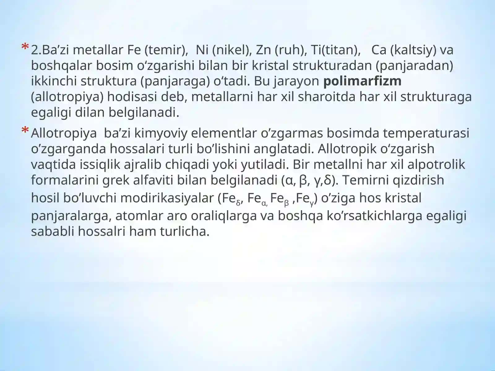 Kristal panjaradagi kuchlar 4