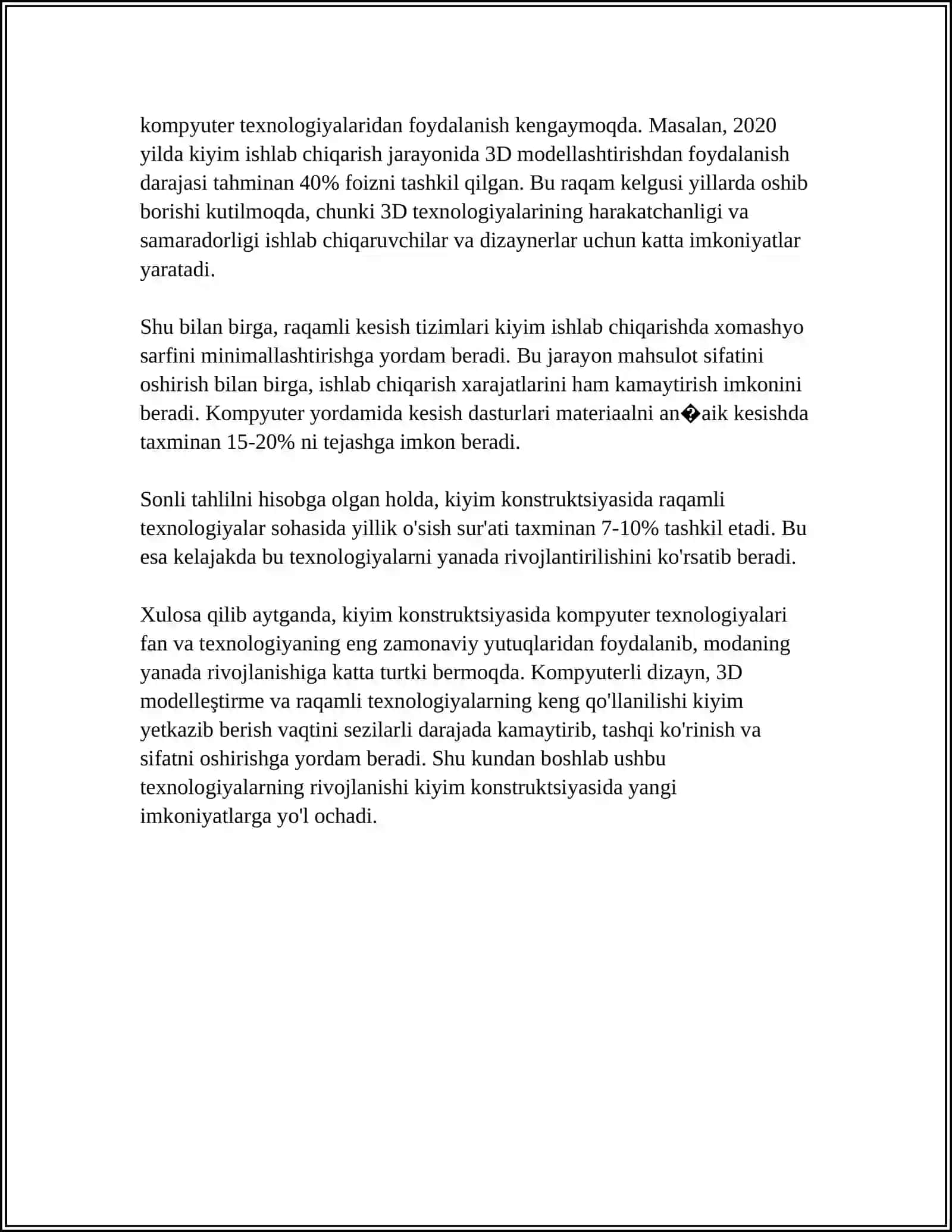 Kiyim Konstruktsiyalarning Zamonaviy Usullari 4