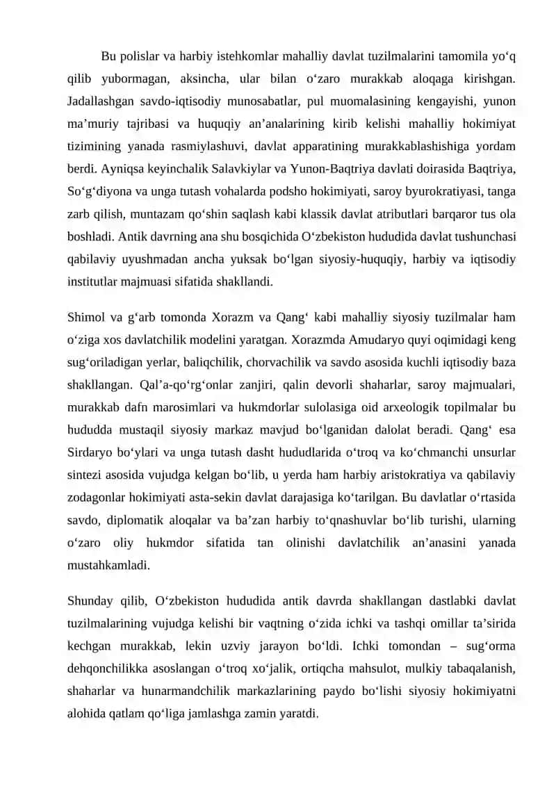 O'zbekistonning antik davr boshlanishi 4