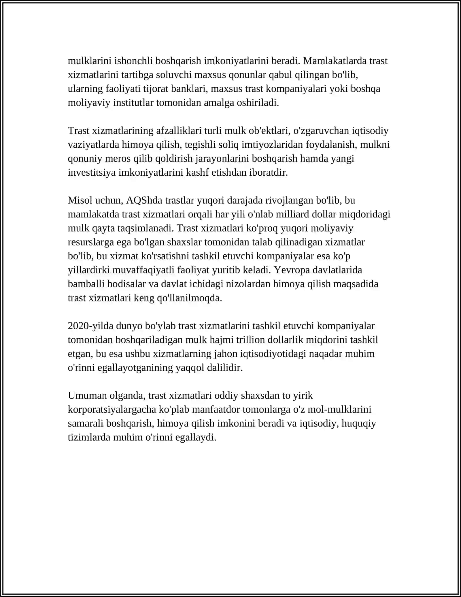 TRAST XIZMATLAR 4