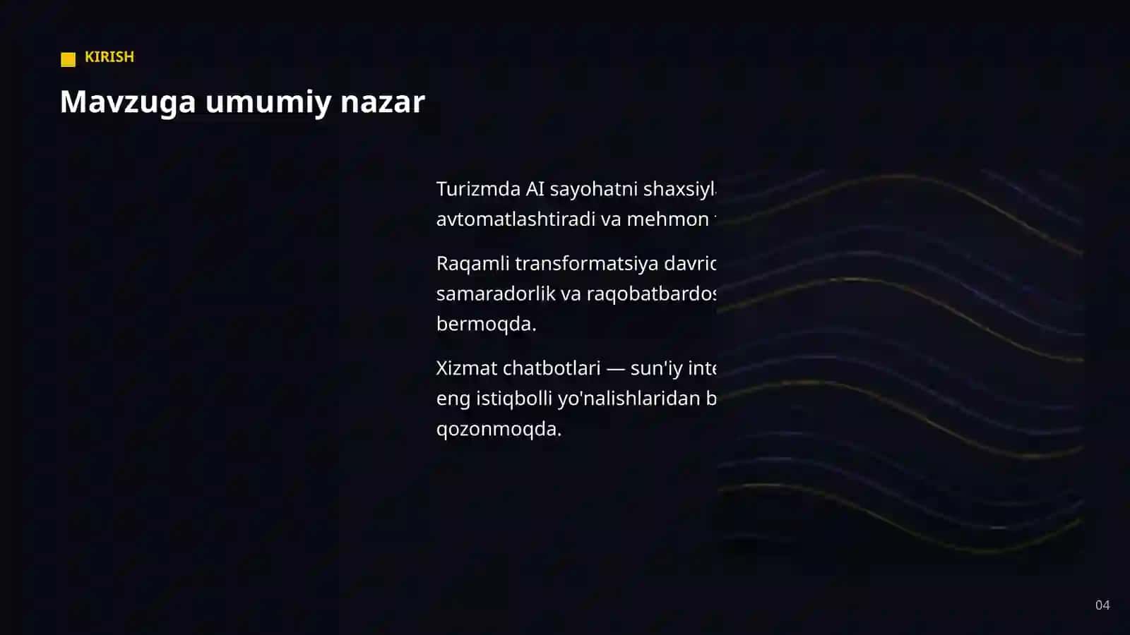 AI TURIZM VA MEHMONDO'STLIKDA 4