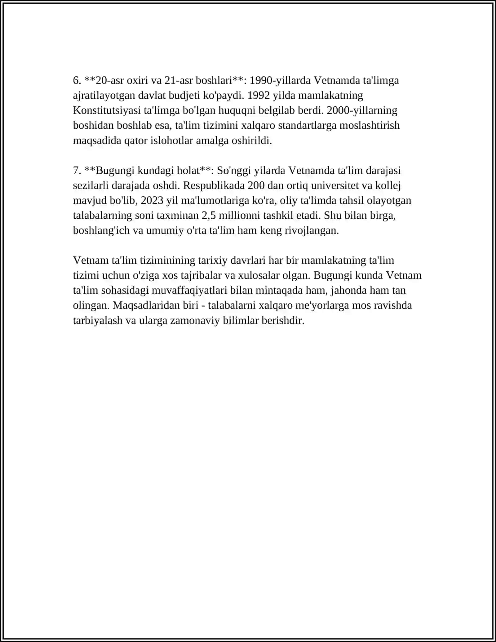 VETNAM TALIM TIZIMI 4