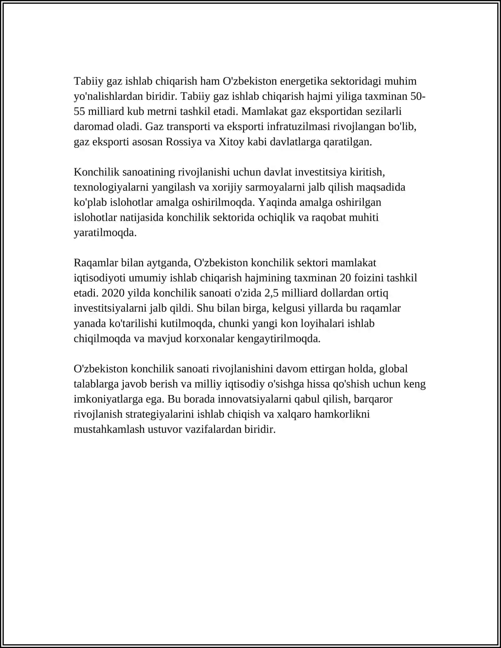 Konchilik sanoatining rivojlanishi 4