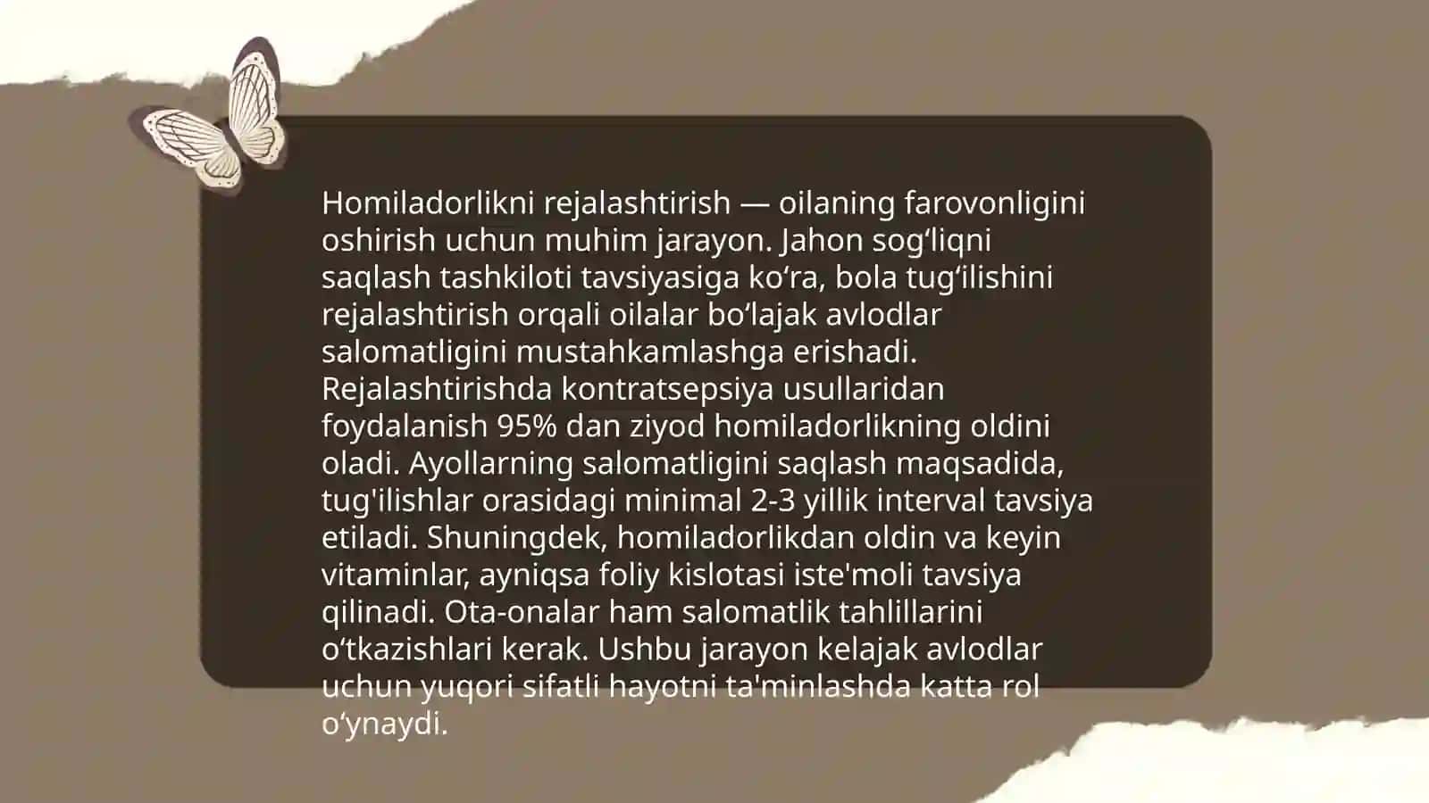 Oilaviy rejalashtirish 4