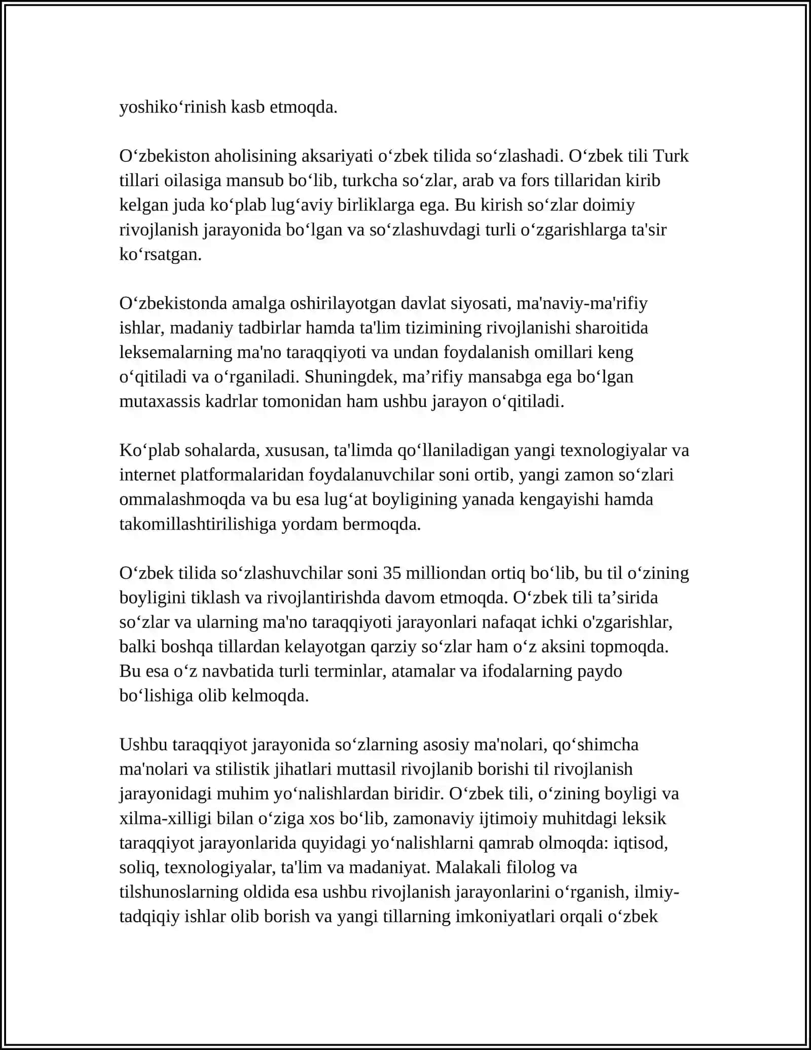 LEKSIK MA'NO TARAQQIYOTI 4