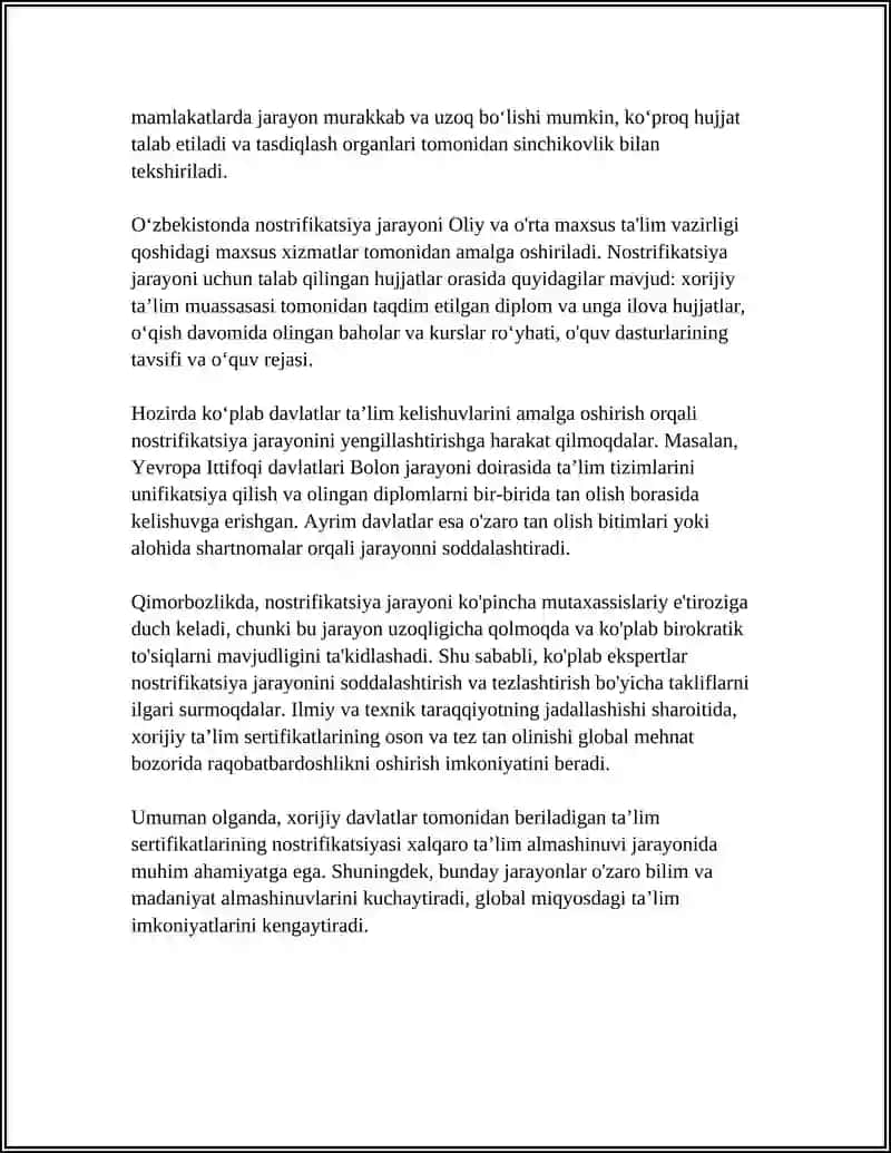 XORIJIY DAVLATLAR SERTIFIKATLARI 4