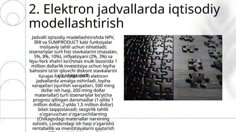 Ssenariy Rejalashtirish va "Agar..." Tahlili 4