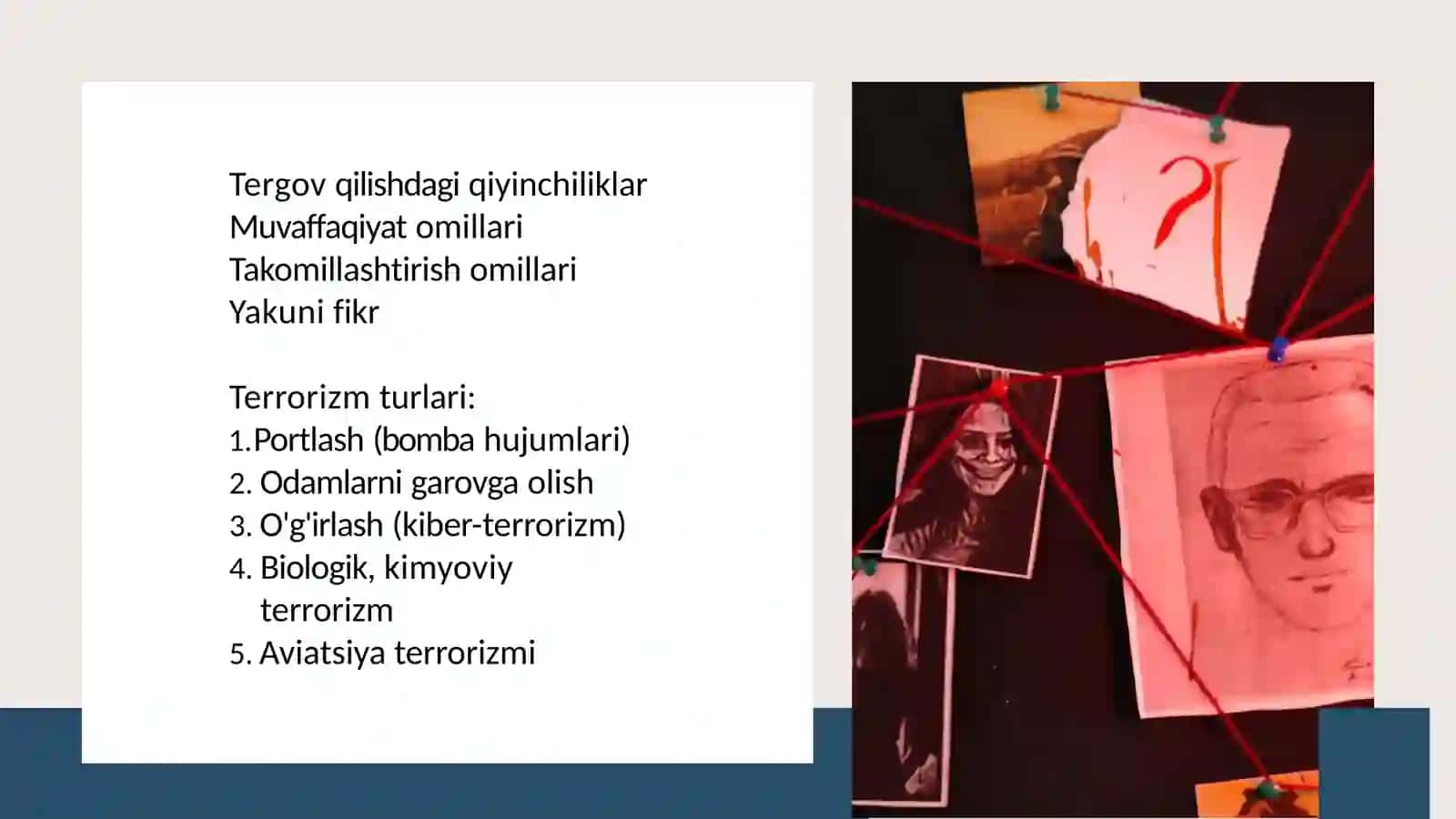 Terrozim jinoyatini tergov qilish 4