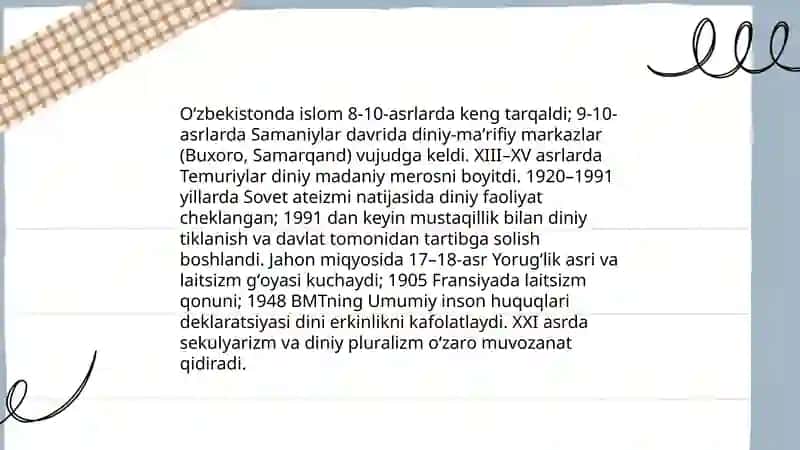 Din va hurfikrlilik 4