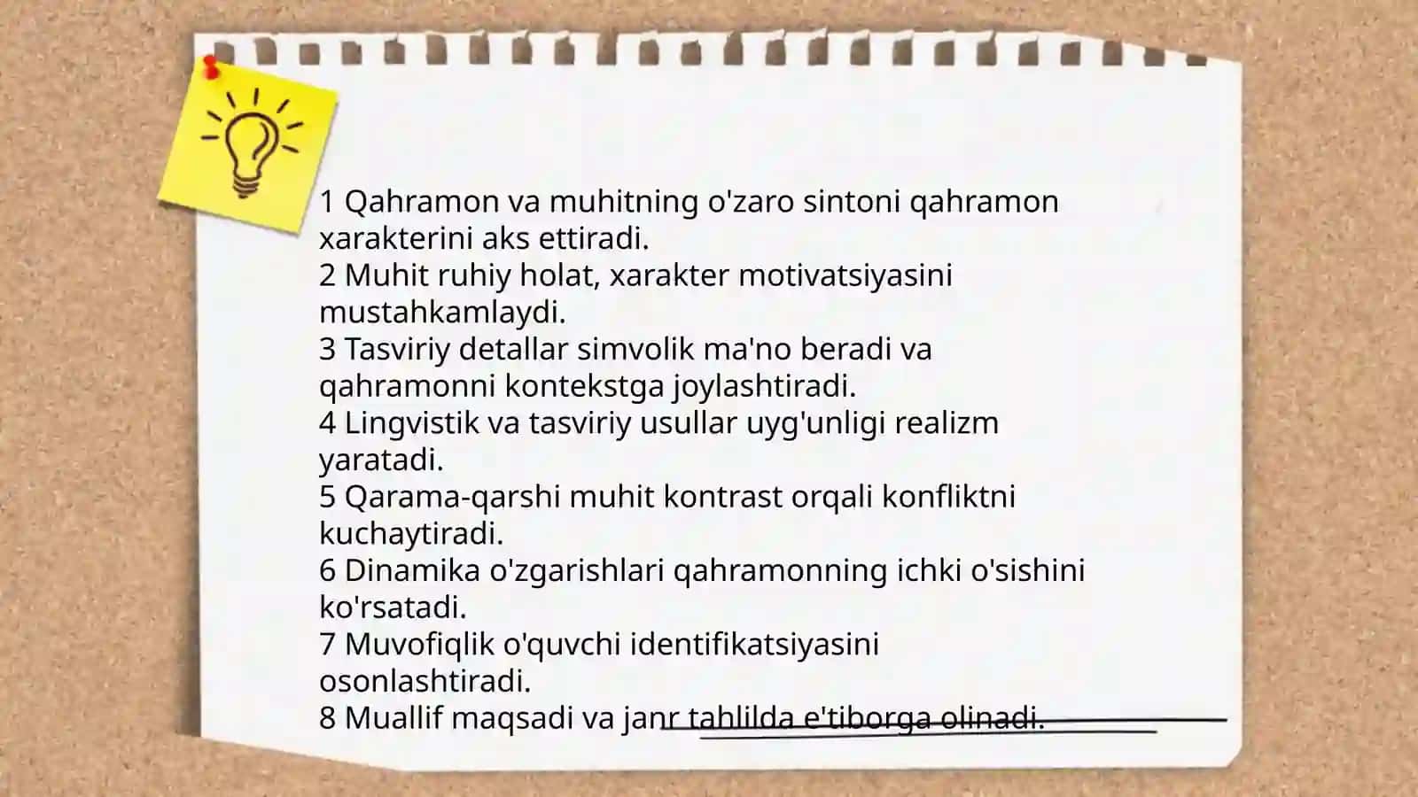 Badiiy asar tahlilida tasviriy unsurlar uygʻunligi 4