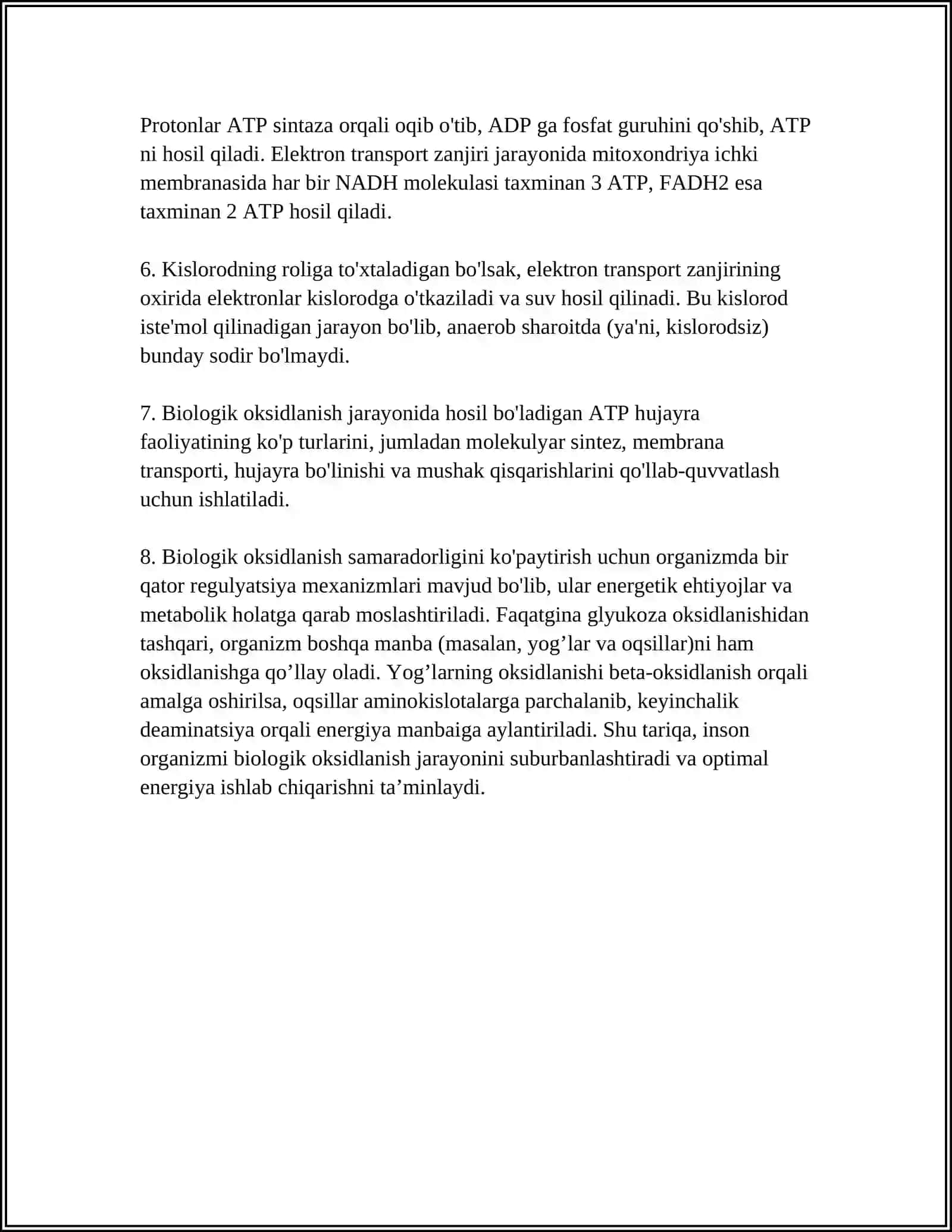BIOLOGIK OKSIDLANISH 4