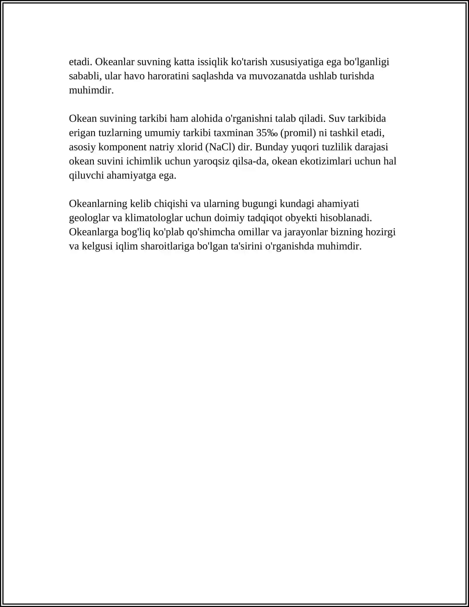OKEAN SUVLARI 4