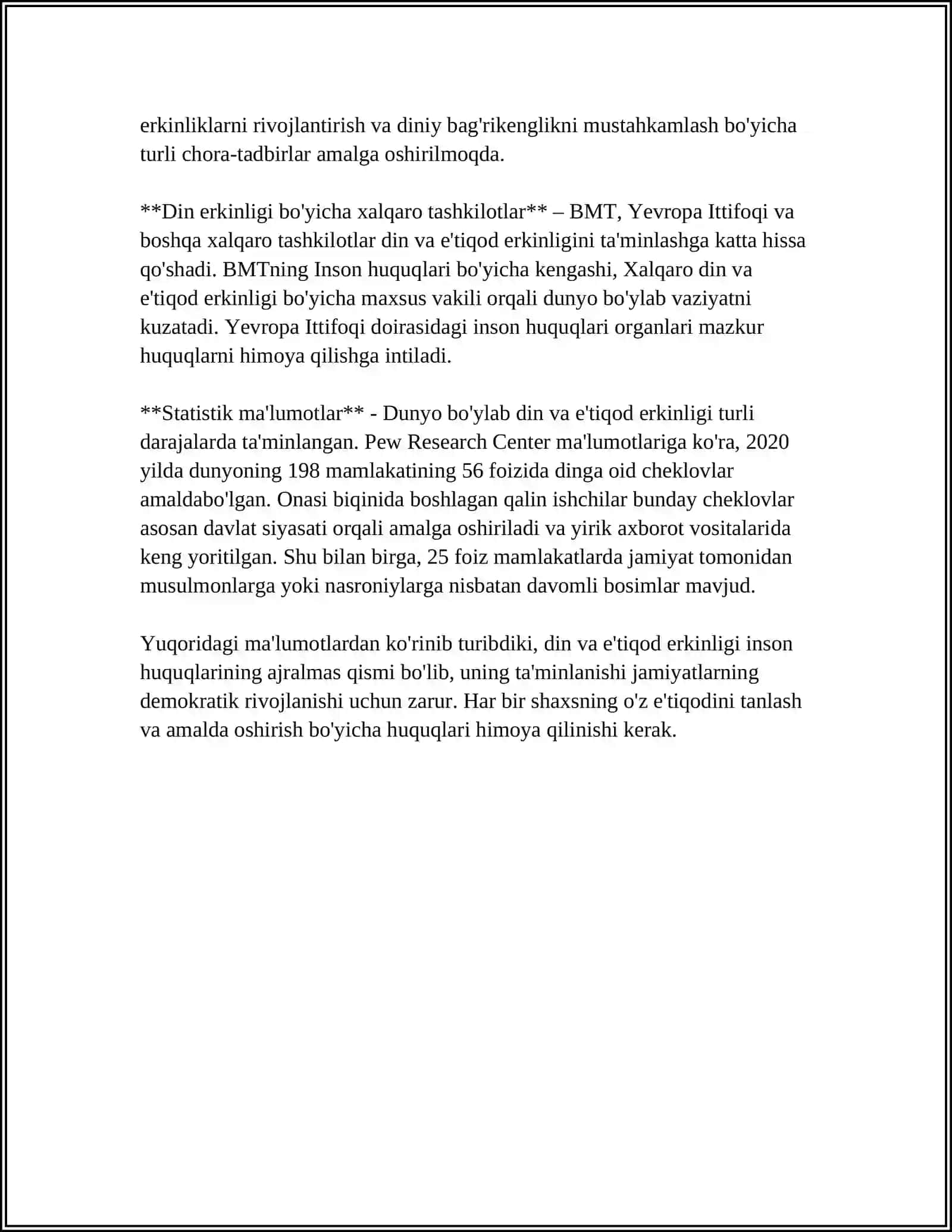 VIJDON VA E'TIQOD ERKINLIGINING TA'RIFI 4