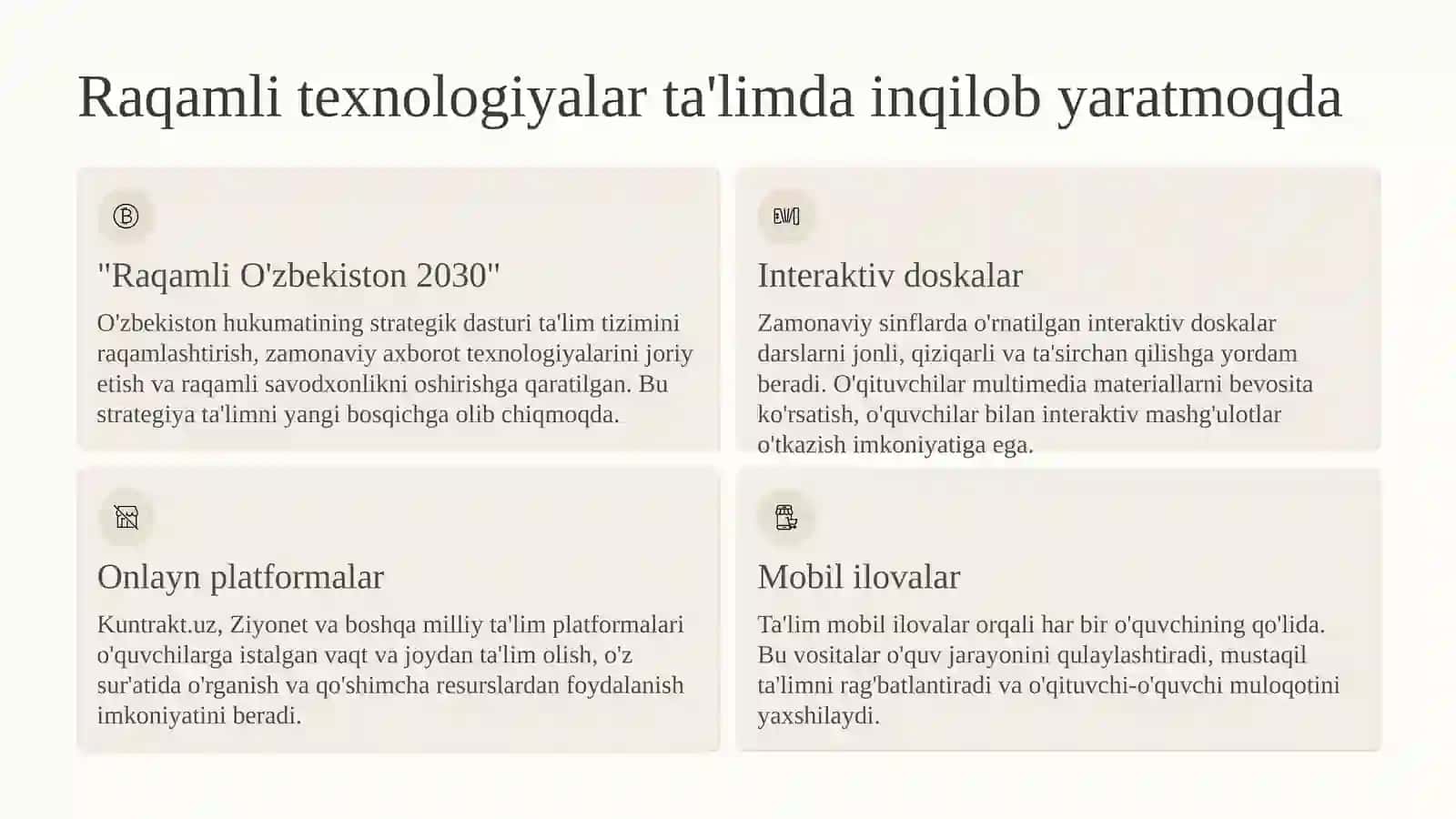 Pedagogik texnologiyalar: Ta'limni samarali tashkil etish asosi 4