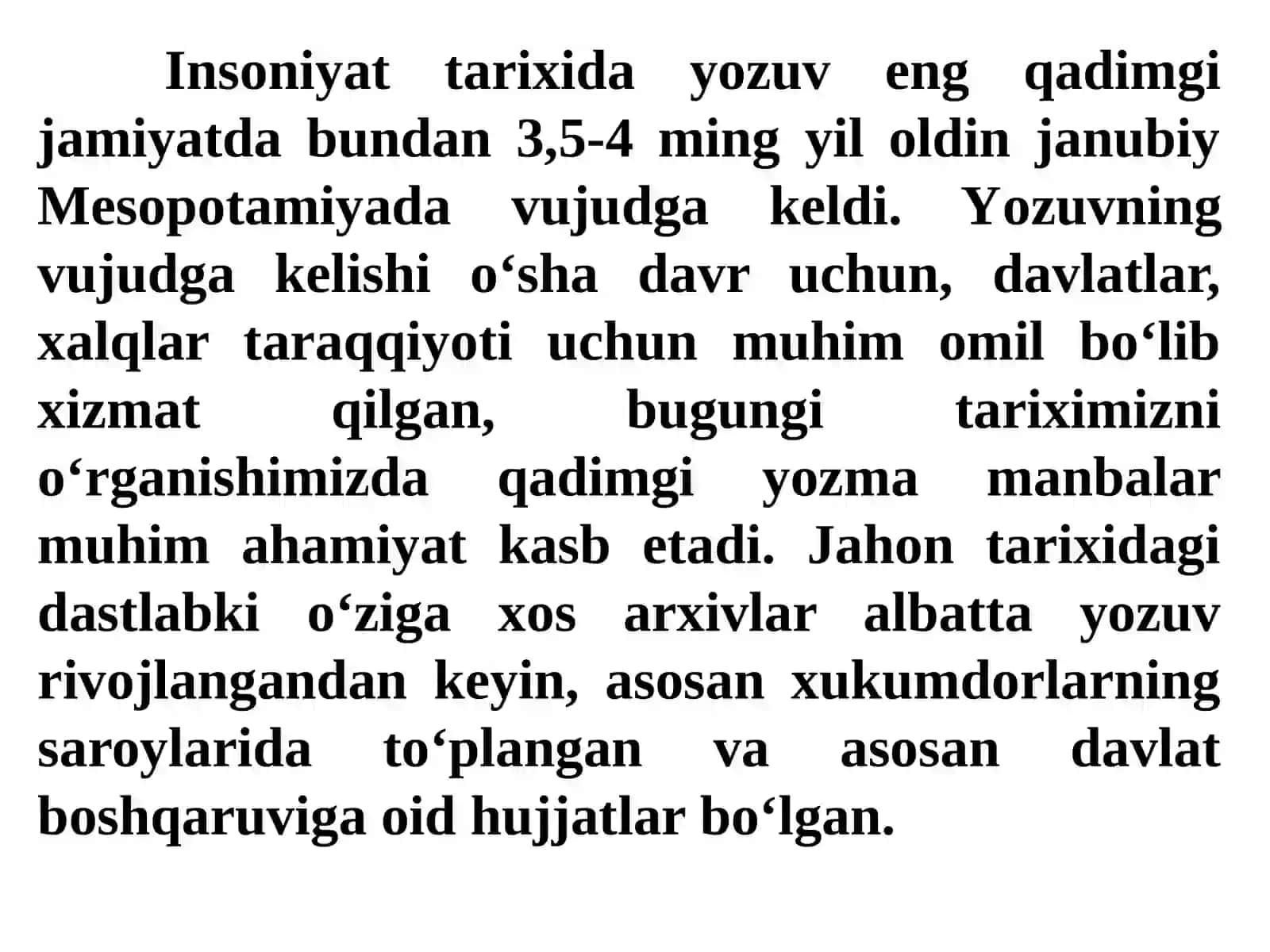 Qadimgi Sharqning xo`jalik arxivlari 4