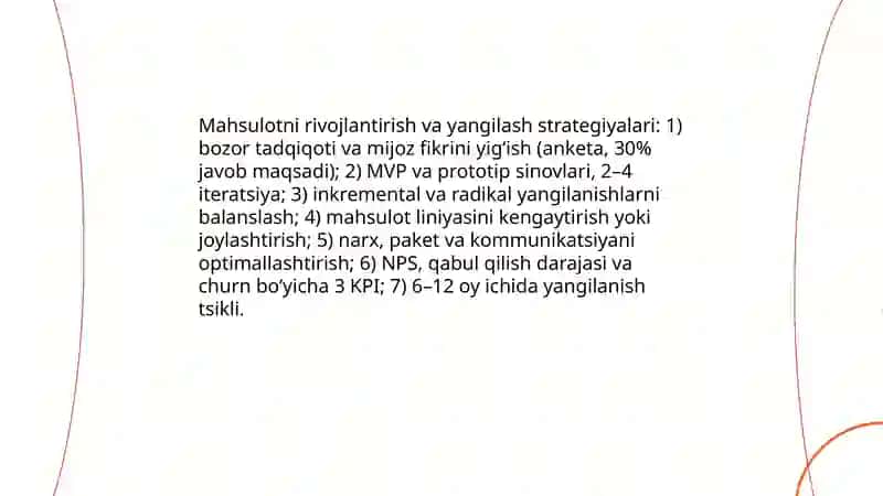 Marketingda o'sish strategiyasi 4
