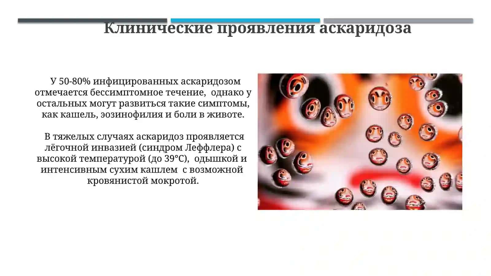 Эпидемиологические особенности аскаридоза 4