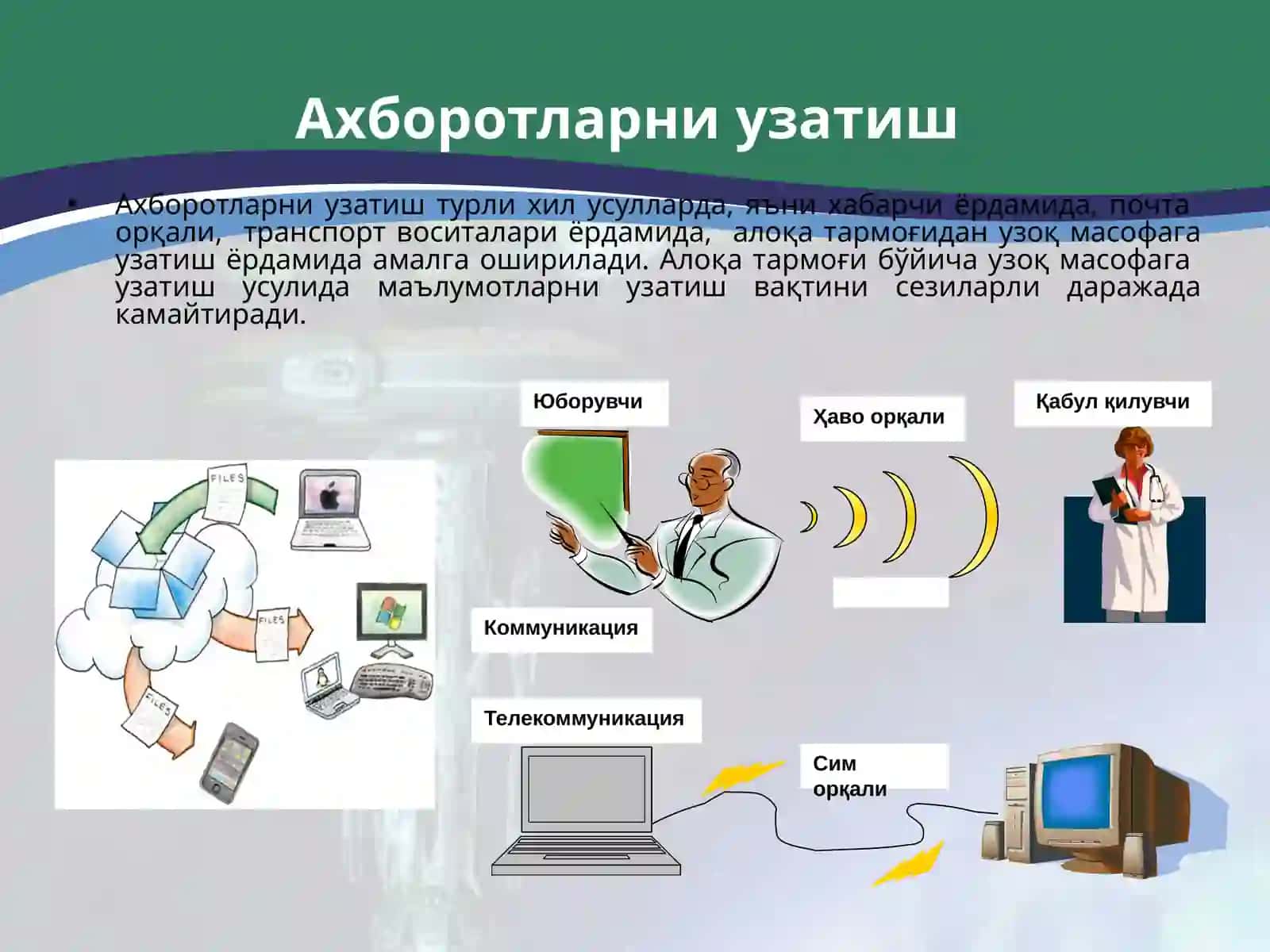 Ахборот тушунчаси ва унинг ахамияти 4