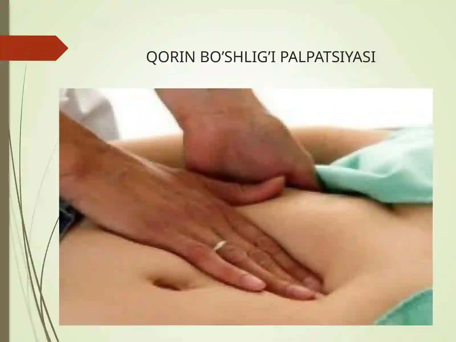 Palpatsiya Bemornh tekshirish usullari 4