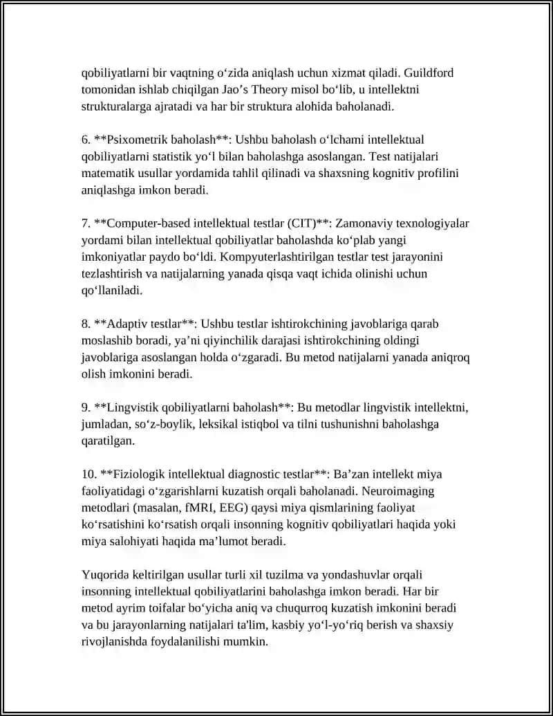 INTELLEKT DIOGNOSTIKA 4
