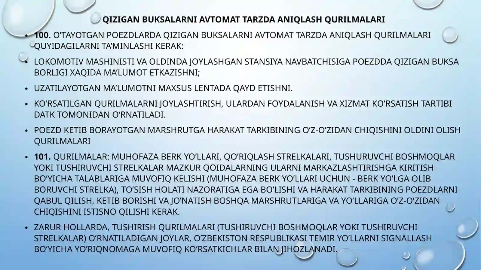PEREYEZD AVTOMATIK SIGNALIZATSIYASI VA AVTOMATIK SHLAGBAUMLAR 4