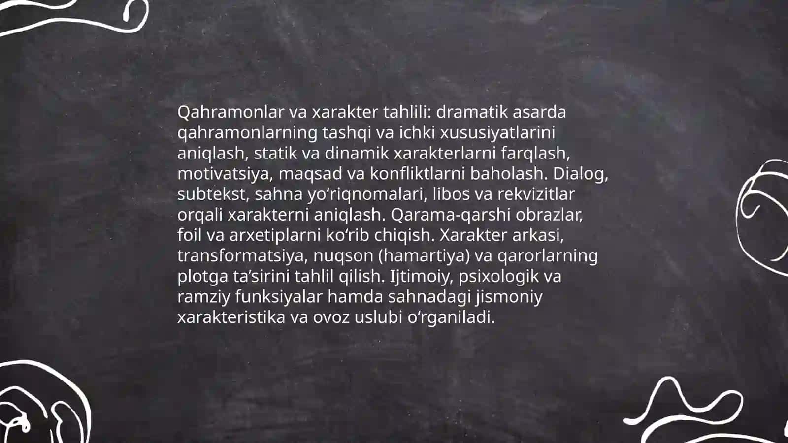 Dramatik asarlarni tahlil qilish metodikasi 4