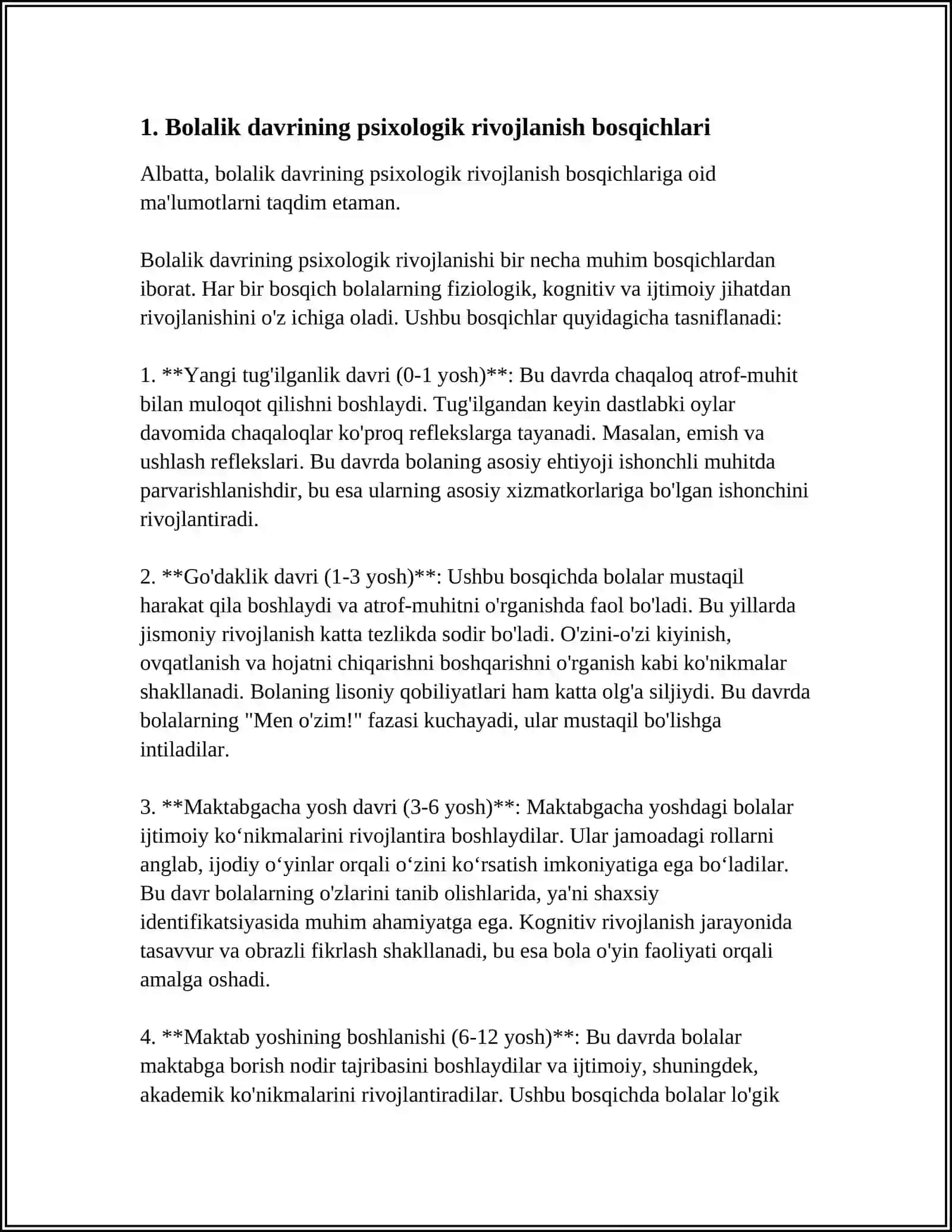 KICHIK MAKTAB YOSHI DAVRIDA PSIXIK RIVOJLANISH XUSISIYATLARI 4