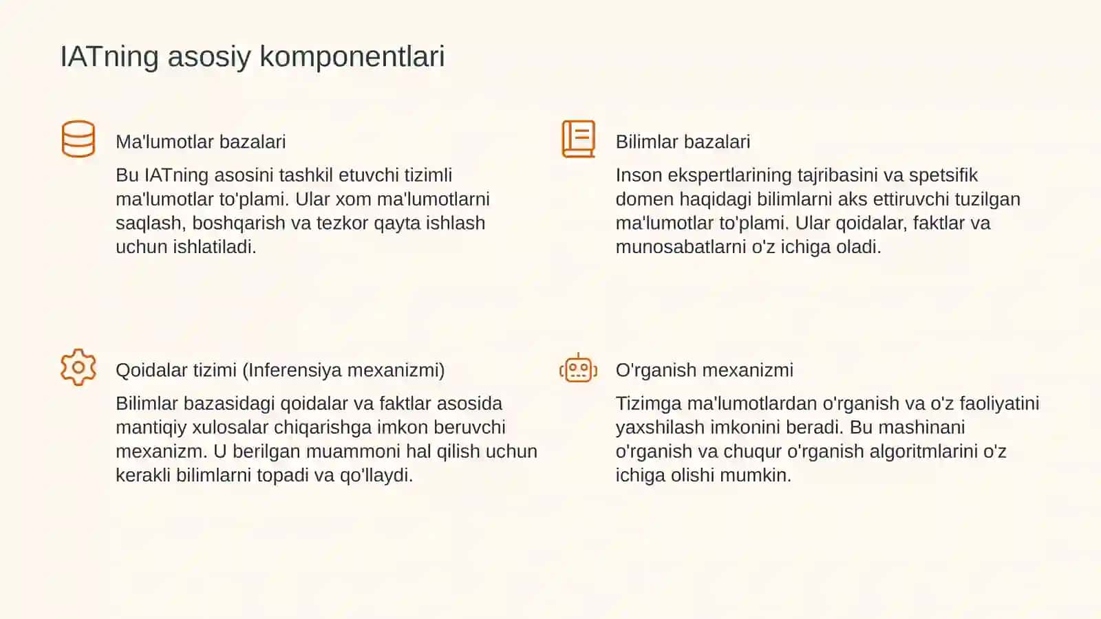 Intellektual axborot tizimlari faniga kirish 4